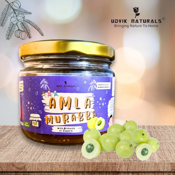UDVIK NATURALS Amla murabba-250 grams