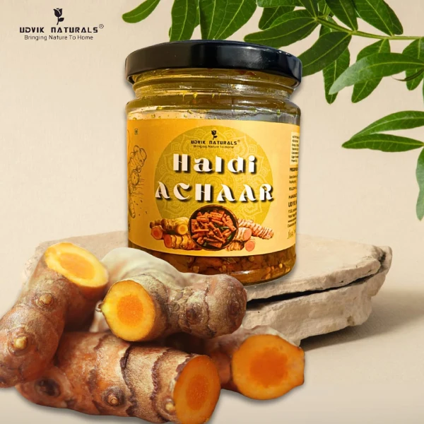 UDVIK NATURALS Haldi Achar-100 grams